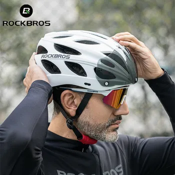 ROCKBROS Сверхлегкий Велосипедный Шлем 58-65 см Большой Велосипедный Шлем Venilation Integrally-mold Защитные Головные Уборы MTB Дорожные Велосипедные Шлемы
