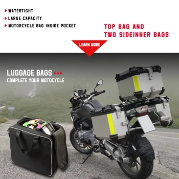 Для BMW R1200GS Adv Черные внутренние сумки R 1200 GS Adventure С водяным ОХЛАЖДЕНИЕМ 2013-2017 2016 2015 2014 Мотоциклетные багажные сумки