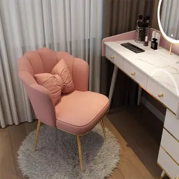 Лепестковый стул легкая роскошная сетка для макияжа знаменитостей стул со спинкой стул принцессы Хью туалетный стул обеденный стул производители нейл-арта