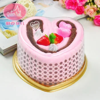 Маленький подарок жениху на день рождения, полотенце для торта, подарочная коробка с большим сердцем
