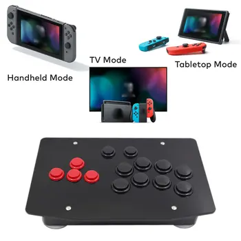 RAC-J500BB-NS Все кнопки, аркадный джойстик в стиле Hitbox, контроллер Fight Stick для Nintendo Switch, Подключи и играй