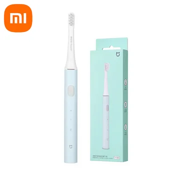 Оригинальная звуковая зубная щетка Xiaomi T100 Mijia T100 Электрическая Умная зубная щетка для глубокой чистки полости рта, двухскоростная чистка