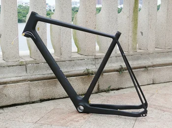 Toray Carbon UD Матовый Велосипед для велокросса с Дисковым Тормозом Велосипед Cyclo Cross BSA BB30 Рама 49 см Через Ось 142 мм