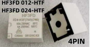 Новый 10 шт./лот, HF3FD 012-HTF 12 В постоянного тока, HF3FD 024-HTF 24 В постоянного тока, HF3FD 012 HTF 12V 24V 4PIN 10A