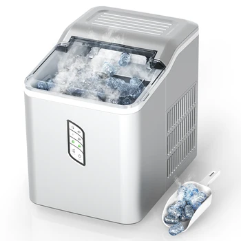 Портативная бытовая автоматическая машина для приготовления мороженого из нержавеющей стали Cube Crystal