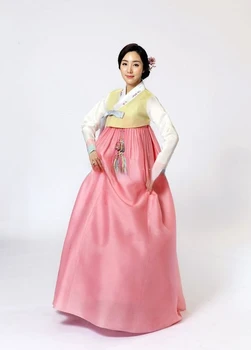 Женский Ханбок, корейский традиционный Ханбок, Корейская невеста, Ханбок, Корейская этническая одежда