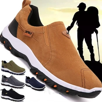 2023 Новая Повседневная Обувь, Мужская Уличная обувь для прогулок, Лоферы, Мужская Удобная обувь, Мужская Обувь, Легкие Большие Размеры 48