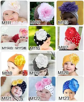 2019 г., хлопковая шапочка в горошек с цветочным рисунком для маленьких девочек, кепка для мальчиков chapeu bebes hat D4