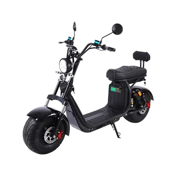 Электрический мотоцикл для взрослых с мощным двигателем мощностью 2000 Вт, Максимальная скорость 60 км/ч, 60V20AH, зарядка аккумулятора, пробег 40 км, Citycoco Scooter