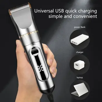 USB для Smart for Touch LCD Машинка Для стрижки Волос Электрическое устройство для бритья Волос Бытовое