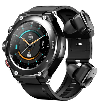 2022 Смарт-часы 2 в 1 Наушники W1 Smartwatch Беспроводные наушники гарнитура смарт-браслет tws наушники smartwatch наушники