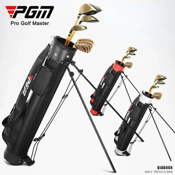 Водонепроницаемые сумки для гольфа PGM, легкая портативная сумка для гольфа, большая емкость, Прочная сумка для переноски, вмещающая 9 клюшек, плечевой ремень