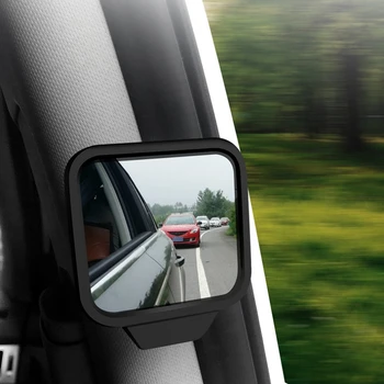Мини-безопасное Зеркало заднего вида на заднем сиденье Автомобиля, Регулируемый Автоматический Монитор, Широкоугольное зеркало для слепых зон, Выпуклое Зеркало заднего вида