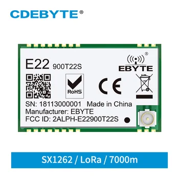 E22-900T22S SX1262 915 МГц UART SMD Беспроводной Приемопередатчик RF Модуль RSSI Сетевой Рабочий Для антенны IPEX CDEBYTE