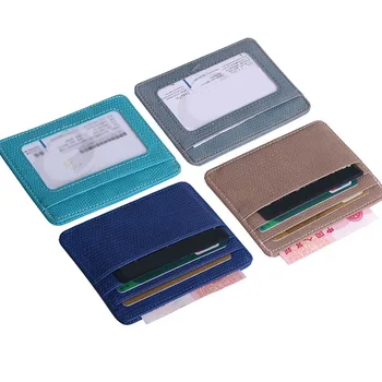 Мужской маленький бумажник для визитных карточек, ультратонкий держатель для карт, кошелек, футляр для кредитных карт, Женский мини-держатель для банковских карт