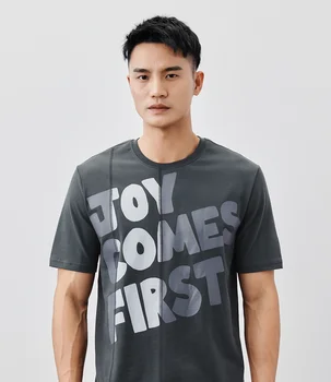 W4227- летняя новая мужская футболка с коротким рукавом и принтом
