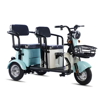 Езда на электрическом трехколесном велосипеде вместо ходьбы, велотренажер с литиевой батареей, трехколесный велосипед для перевозки пассажиров и грузов, велотренажер для взрослых