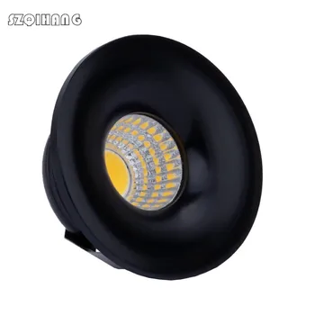 Мини-COB Dimmable 5W LED COB Потолочный светильник AC85-265V Встраиваемый COB Downlight Светодиодный потолочный светильник Домашнего освещения