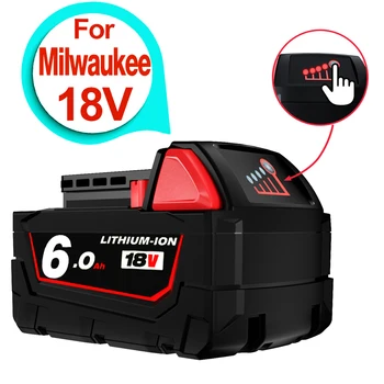 Новый 18V 9AH Для Milwaukee Аккумулятор 18B6 18V XC Li-ion 48-11-1860 48-11-1852 48-11-1850 48-11-1840 48-11-1820 Зарядное Устройство для Аккумуляторов