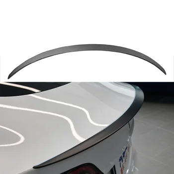 Спойлер заднего багажника из углеродного волокна с матовой отделкой OEM Style, Заднее крыло багажника Для Tesla Model 3 2016-2021
