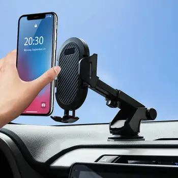 Вращающаяся на 360 градусов Присоска Автомобильный держатель для мобильного Телефона Авто Лобовое Стекло Приборная Панель Мобильный GPS Подставка Поддержка