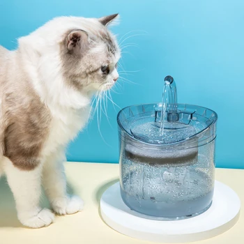 Фонтан для воды для домашних животных С Автоматическим Циркуляционным Фильтром, Диспенсер для кошек, Принадлежности для собак, Поилка для питья с краном