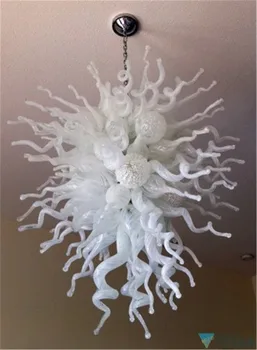 Белые кухонные подвесные светильники, современные декоративные аксессуары для дома, люстра из муранского стекла
