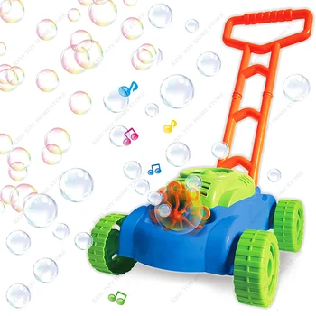 Креативная газонокосилка с пузырями для малышей, машина для выдувания пузырей, Забавные игрушки для детей, Рождественский подарок на День рождения