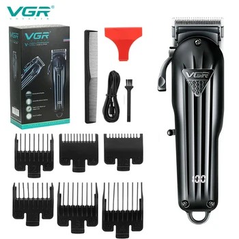 VGR Машинка для стрижки волос Перезаряжаемая Машинка для стрижки Профессиональная Машинка для стрижки Волос Беспроводная Машинка для стрижки волос Электрические Машинки для стрижки для мужчин V-282