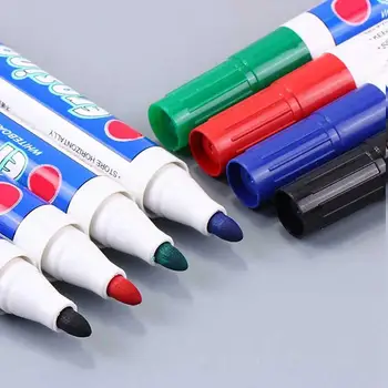 ЛИДЕР продаж!!! 10 шт. стираемые маркеры для белой доски, ручки для рисования, школьные канцелярские принадлежности