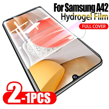 1-2 шт. Для Samsung Galaxy A42 5G Гидрогелевая пленка Для защиты экрана Гидрогелевая Защитная пленка Для samsung a42 a 42 пленка для объектива экрана
