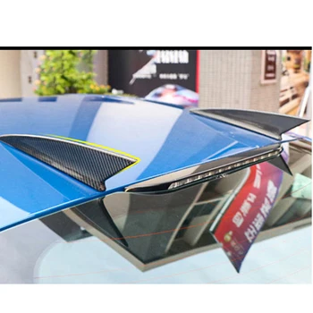 Ветрозащитный нож для крыши автомобиля из углеродного волокна Модификация экстерьера Украшения для 18-21 Ford Mustang Аксессуары для укладки