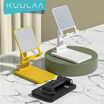 Настольная регулируемая подставка для мобильного телефона KUULAA, универсальная складная подставка под разными углами наклона для планшета iPad iPhone Samsung Smart