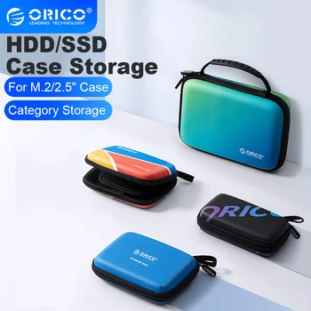 Корпус твердотельного накопителя ORICO M2 NVMe NGFF Case Bag 2,5-дюймовый жесткий диск Box Bag Портативный Жесткий диск Bag для жесткого диска hdd box case Защита хранения