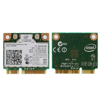 Двухдиапазонная беспроводная сетевая карта переменного тока 7260 7260HMW, 2,4 G/5G BT 4,0 Mini PCI-e LAN карта, поддержка 802.11a/b/g/n 876 Мбит/с Прямая поставка