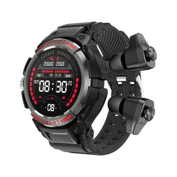 2023 Новые Мужские Смарт-часы 2 В 1 с наушниками TWS AMOLED Bluetooth-Гарнитура Smartwatch С Динамиком, Трекером, Музыкальными Спортивными Часами