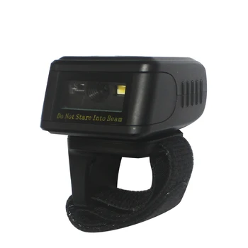 Кольцо Bluetooth 2D сканер Считыватель штрих-кодов 1D 2D Беспроводной с CMOS-видео HS-S03