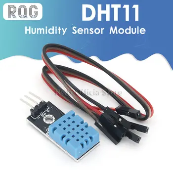 Новый Модуль датчика температуры и относительной влажности DHT11 с кабелем для arduino Diy Kit