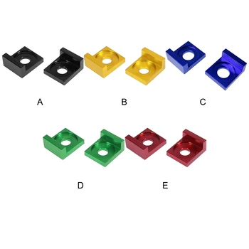 натяжитель блока 2шт-Доступны различные цвета для вашего квадроцикла, байка, квадроцикла, сплава, 15 мм, регулятор цепи, черный