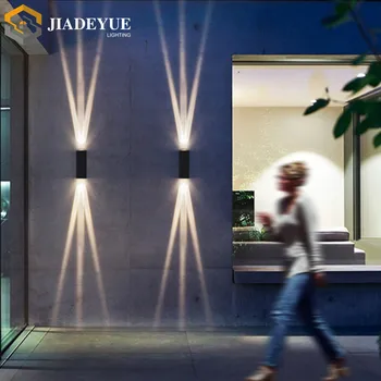 iOutdoor водонепроницаемый двуглавый светодиодный светильник для омывания стен, проход, коридор, лестница, луч света, наружная стена, дверной светильник, настенный светильник