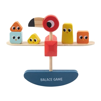 Игрушка с кубиками Фламинго для детей 3-5 лет, подарки, игрушка для балансировки, двигательные навыки для младенцев, развивающие игры для малышей
