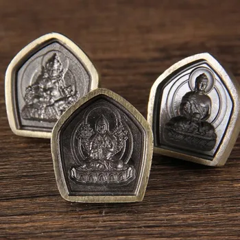 Формы для изготовления миниатюрных буддийских фигурок из сплава, Бронзовые Инструменты для тантрического литья, Креативные Портативные формы 