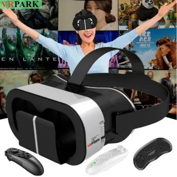 Оригинальный V5 4K Очки виртуальной реальности VR Коробка 3D IMAX Видеоигры Google Cardboard Гарнитура Шлем для смартфона Max 6,7 