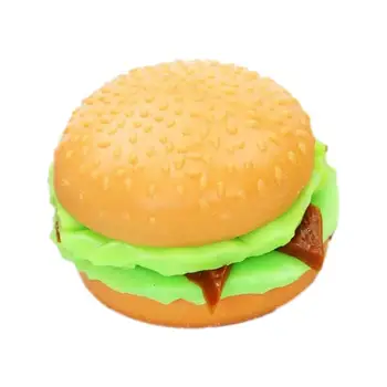 Burger Squish 3D Игрушка для Гамбургеров, Игрушка Для снятия стресса, Burger Stress Ball, Сжимающий Мяч