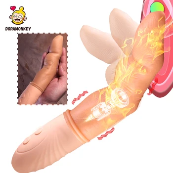 Реалистичный пальчиковый вибратор для женщин, мастурбирующий точку G, стимулятор влагалища для быстрого оргазма, Секс-игрушка для пар, имитирующий пальчиковый секс