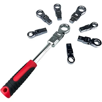 Набор ключей 9-19 мм из 8 предметов, многофункциональный зубчатый ключ, комбинированный ключ с храповиком, гаечный ключ, Ручной инструмент