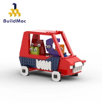 Build MOC Буква в Алфавитном порядке, Слова-Фургоны, Укладка Блоков, Кирпичи, Конструкции, Коллекции, Детские игрушки