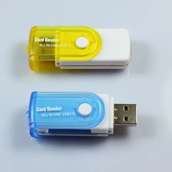 Высокоскоростной многофункциональный USB-кард-ридер 4 в 1 для MS MS-PRO TF Micro Memory Card Smart Reader