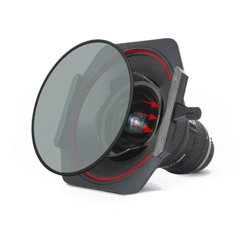 Магнитный держатель фильтра Kase K150P 150 мм с комплектом фильтров CPL для объектива Sigma 14-24 мм F2.8 (крепление Sony)