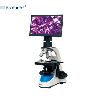 Цифровой микроскоп Biobase Dubai BXM-1B с 10-дюймовым ЖК-дисплеем и 12 В постоянного тока используется для лаборатории